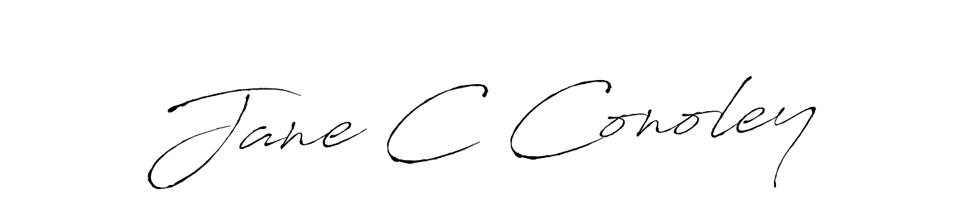 Design your own signature with our free online signature maker. With this signature software, you can create a handwritten (Antro_Vectra) signature for name Jane C Conoley. Jane C Conoley signature style 6 images and pictures png