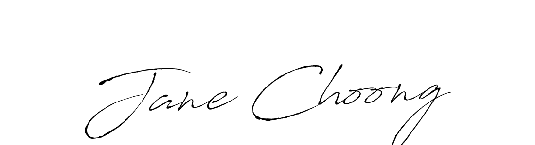 You should practise on your own different ways (Antro_Vectra) to write your name (Jane Choong) in signature. don't let someone else do it for you. Jane Choong signature style 6 images and pictures png