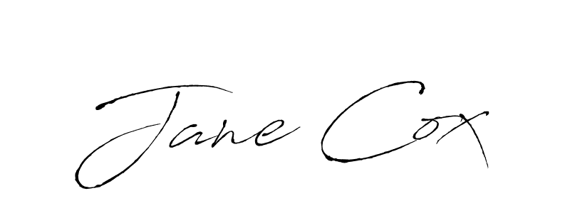How to make Jane Cox name signature. Use Antro_Vectra style for creating short signs online. This is the latest handwritten sign. Jane Cox signature style 6 images and pictures png