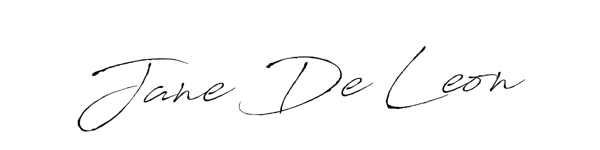 It looks lik you need a new signature style for name Jane De Leon. Design unique handwritten (Antro_Vectra) signature with our free signature maker in just a few clicks. Jane De Leon signature style 6 images and pictures png