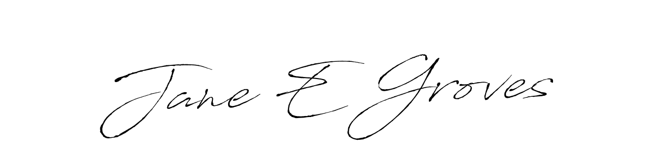 This is the best signature style for the Jane E Groves name. Also you like these signature font (Antro_Vectra). Mix name signature. Jane E Groves signature style 6 images and pictures png