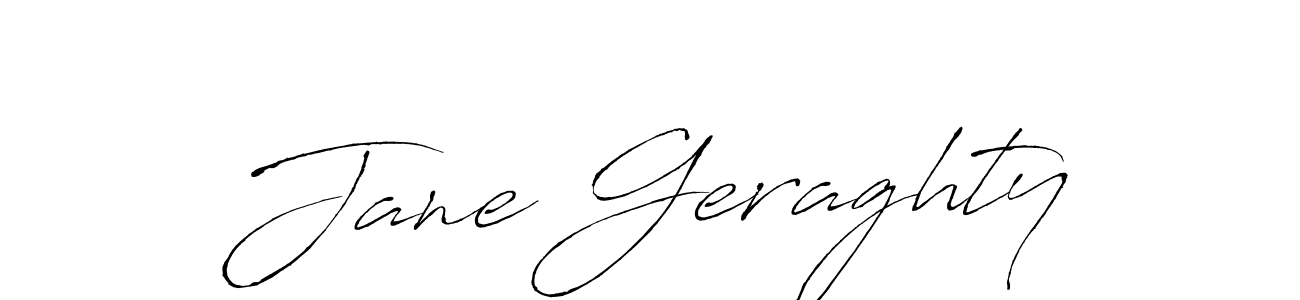 You should practise on your own different ways (Antro_Vectra) to write your name (Jane Geraghty) in signature. don't let someone else do it for you. Jane Geraghty signature style 6 images and pictures png