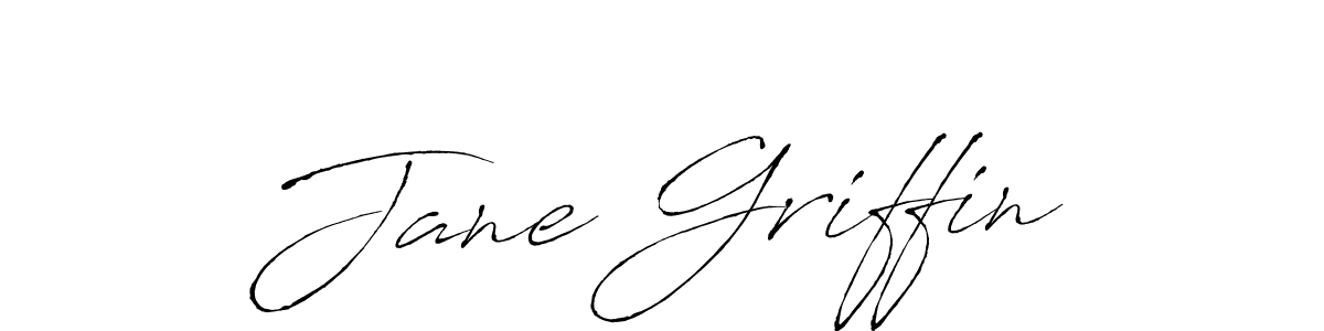 How to make Jane Griffin name signature. Use Antro_Vectra style for creating short signs online. This is the latest handwritten sign. Jane Griffin signature style 6 images and pictures png