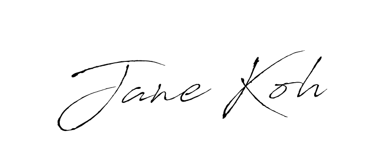 Antro_Vectra is a professional signature style that is perfect for those who want to add a touch of class to their signature. It is also a great choice for those who want to make their signature more unique. Get Jane Koh name to fancy signature for free. Jane Koh signature style 6 images and pictures png