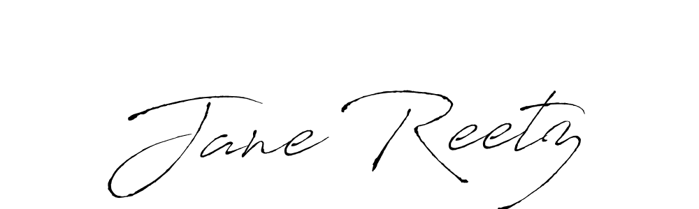 Use a signature maker to create a handwritten signature online. With this signature software, you can design (Antro_Vectra) your own signature for name Jane Reetz. Jane Reetz signature style 6 images and pictures png