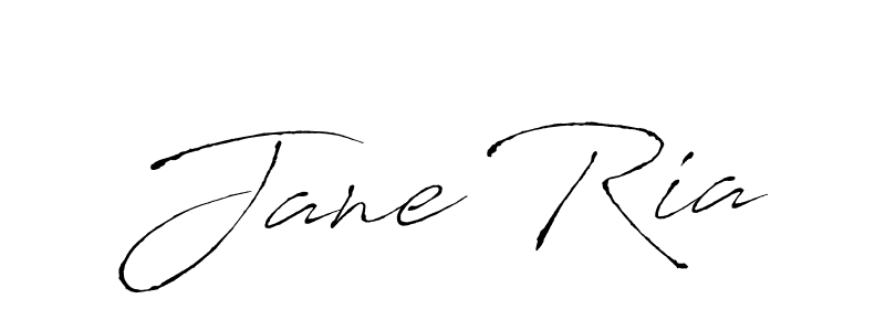 How to make Jane Ria name signature. Use Antro_Vectra style for creating short signs online. This is the latest handwritten sign. Jane Ria signature style 6 images and pictures png