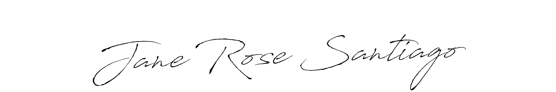 Use a signature maker to create a handwritten signature online. With this signature software, you can design (Antro_Vectra) your own signature for name Jane Rose Santiago. Jane Rose Santiago signature style 6 images and pictures png