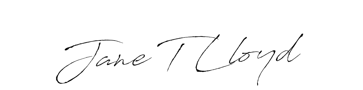 Make a beautiful signature design for name Jane T Lloyd. With this signature (Antro_Vectra) style, you can create a handwritten signature for free. Jane T Lloyd signature style 6 images and pictures png