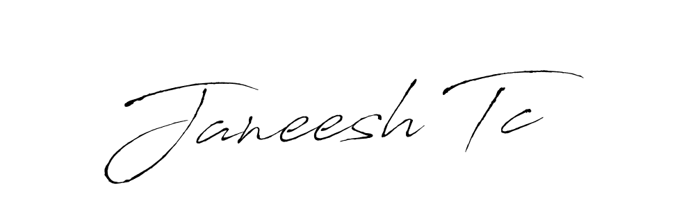 Once you've used our free online signature maker to create your best signature Antro_Vectra style, it's time to enjoy all of the benefits that Janeesh Tc name signing documents. Janeesh Tc signature style 6 images and pictures png