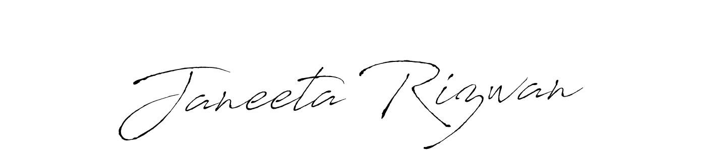 You should practise on your own different ways (Antro_Vectra) to write your name (Janeeta Rizwan) in signature. don't let someone else do it for you. Janeeta Rizwan signature style 6 images and pictures png