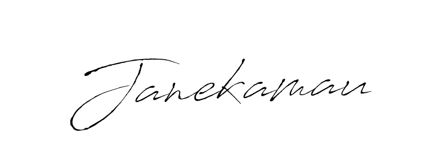 Also we have Janekamau name is the best signature style. Create professional handwritten signature collection using Antro_Vectra autograph style. Janekamau signature style 6 images and pictures png