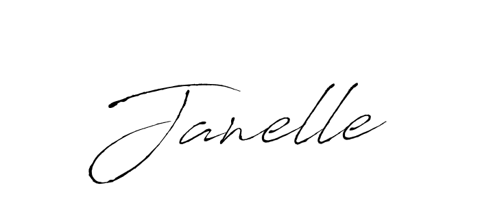 How to make Janelle name signature. Use Antro_Vectra style for creating short signs online. This is the latest handwritten sign. Janelle signature style 6 images and pictures png