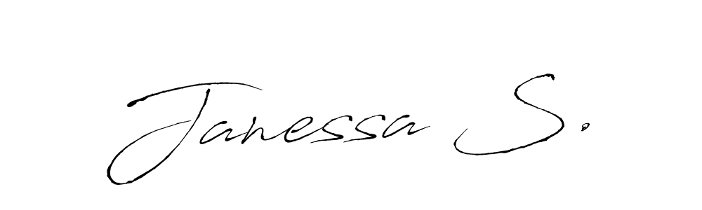 See photos of Janessa S. official signature by Spectra . Check more albums & portfolios. Read reviews & check more about Antro_Vectra font. Janessa S. signature style 6 images and pictures png