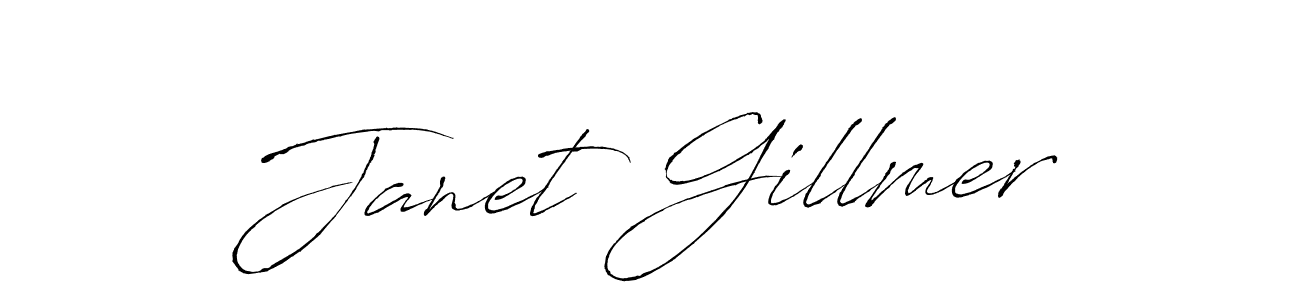 You should practise on your own different ways (Antro_Vectra) to write your name (Janet Gillmer) in signature. don't let someone else do it for you. Janet Gillmer signature style 6 images and pictures png