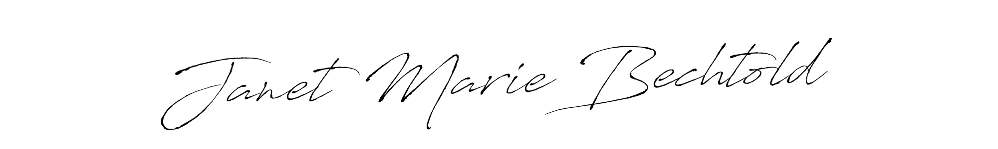 Design your own signature with our free online signature maker. With this signature software, you can create a handwritten (Antro_Vectra) signature for name Janet Marie Bechtold. Janet Marie Bechtold signature style 6 images and pictures png