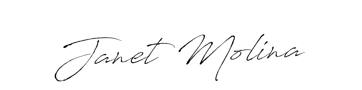 You should practise on your own different ways (Antro_Vectra) to write your name (Janet Molina) in signature. don't let someone else do it for you. Janet Molina signature style 6 images and pictures png