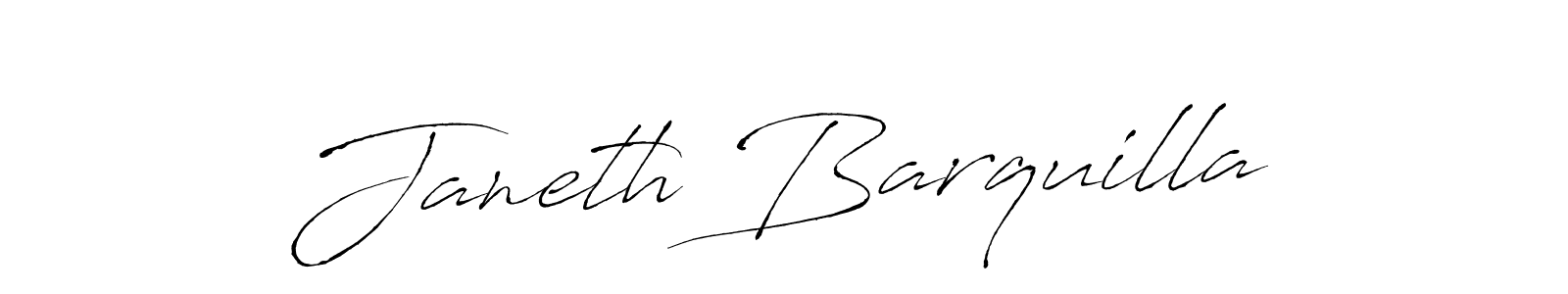 Janeth Barquilla stylish signature style. Best Handwritten Sign (Antro_Vectra) for my name. Handwritten Signature Collection Ideas for my name Janeth Barquilla. Janeth Barquilla signature style 6 images and pictures png