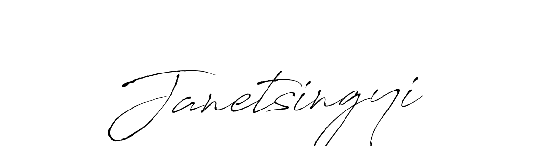 Create a beautiful signature design for name Janetsingyi. With this signature (Antro_Vectra) fonts, you can make a handwritten signature for free. Janetsingyi signature style 6 images and pictures png