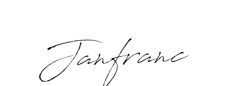 You should practise on your own different ways (Antro_Vectra) to write your name (Janfranc) in signature. don't let someone else do it for you. Janfranc signature style 6 images and pictures png