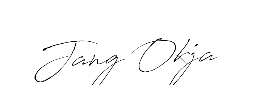 Use a signature maker to create a handwritten signature online. With this signature software, you can design (Antro_Vectra) your own signature for name Jang Okja. Jang Okja signature style 6 images and pictures png