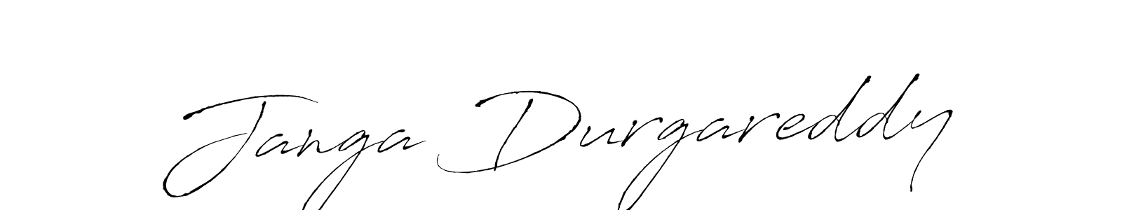 if you are searching for the best signature style for your name Janga Durgareddy. so please give up your signature search. here we have designed multiple signature styles  using Antro_Vectra. Janga Durgareddy signature style 6 images and pictures png