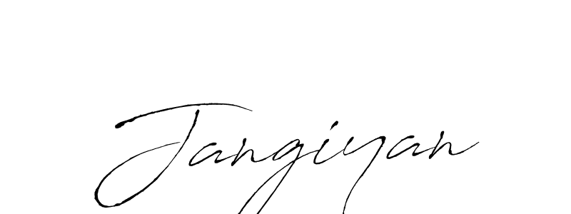 How to make Jangiyan name signature. Use Antro_Vectra style for creating short signs online. This is the latest handwritten sign. Jangiyan signature style 6 images and pictures png