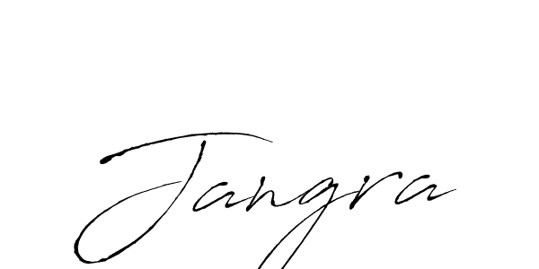 Jangra stylish signature style. Best Handwritten Sign (Antro_Vectra) for my name. Handwritten Signature Collection Ideas for my name Jangra. Jangra signature style 6 images and pictures png