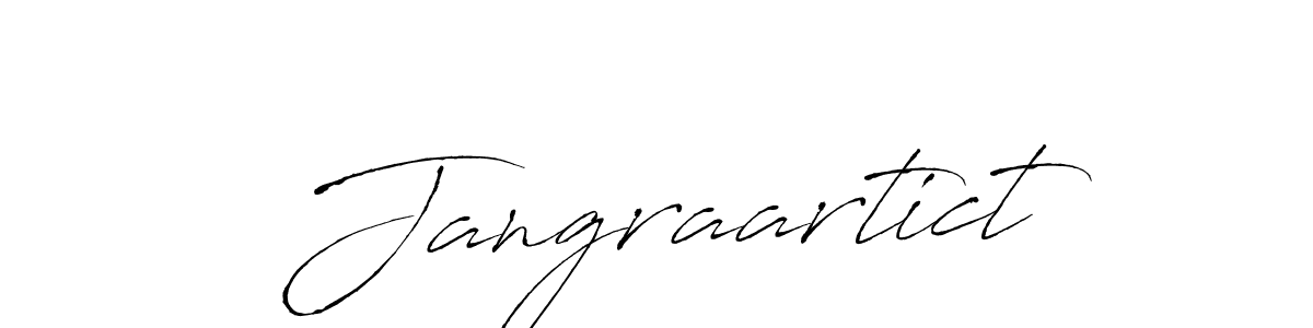if you are searching for the best signature style for your name Jangraartict. so please give up your signature search. here we have designed multiple signature styles  using Antro_Vectra. Jangraartict signature style 6 images and pictures png