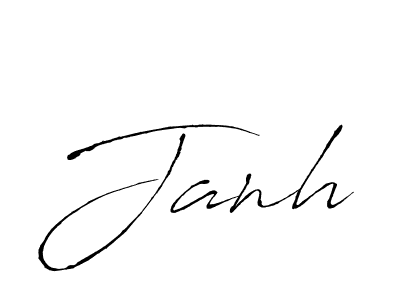 Make a beautiful signature design for name Janh. With this signature (Antro_Vectra) style, you can create a handwritten signature for free. Janh signature style 6 images and pictures png