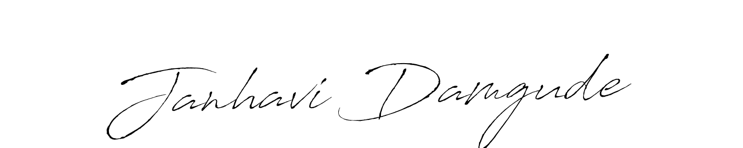 It looks lik you need a new signature style for name Janhavi Damgude. Design unique handwritten (Antro_Vectra) signature with our free signature maker in just a few clicks. Janhavi Damgude signature style 6 images and pictures png