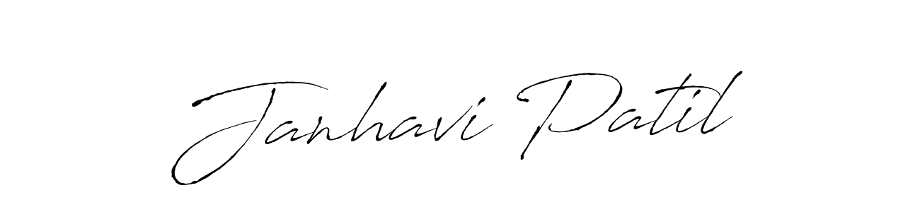 Antro_Vectra is a professional signature style that is perfect for those who want to add a touch of class to their signature. It is also a great choice for those who want to make their signature more unique. Get Janhavi Patil name to fancy signature for free. Janhavi Patil signature style 6 images and pictures png