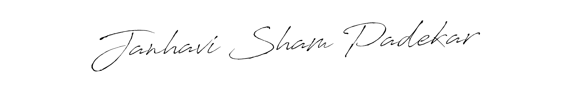 It looks lik you need a new signature style for name Janhavi Sham Padekar. Design unique handwritten (Antro_Vectra) signature with our free signature maker in just a few clicks. Janhavi Sham Padekar signature style 6 images and pictures png