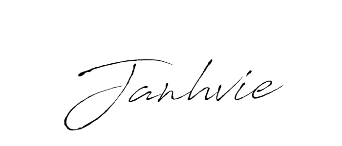 How to make Janhvie name signature. Use Antro_Vectra style for creating short signs online. This is the latest handwritten sign. Janhvie signature style 6 images and pictures png