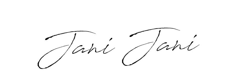 How to make Jani Jani name signature. Use Antro_Vectra style for creating short signs online. This is the latest handwritten sign. Jani Jani signature style 6 images and pictures png