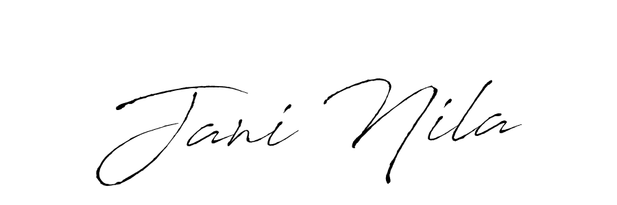 Also You can easily find your signature by using the search form. We will create Jani Nila name handwritten signature images for you free of cost using Antro_Vectra sign style. Jani Nila signature style 6 images and pictures png