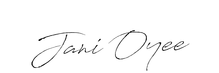How to make Jani Oyee signature? Antro_Vectra is a professional autograph style. Create handwritten signature for Jani Oyee name. Jani Oyee signature style 6 images and pictures png