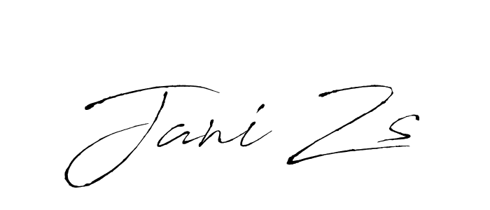 if you are searching for the best signature style for your name Jani Zs. so please give up your signature search. here we have designed multiple signature styles  using Antro_Vectra. Jani Zs signature style 6 images and pictures png