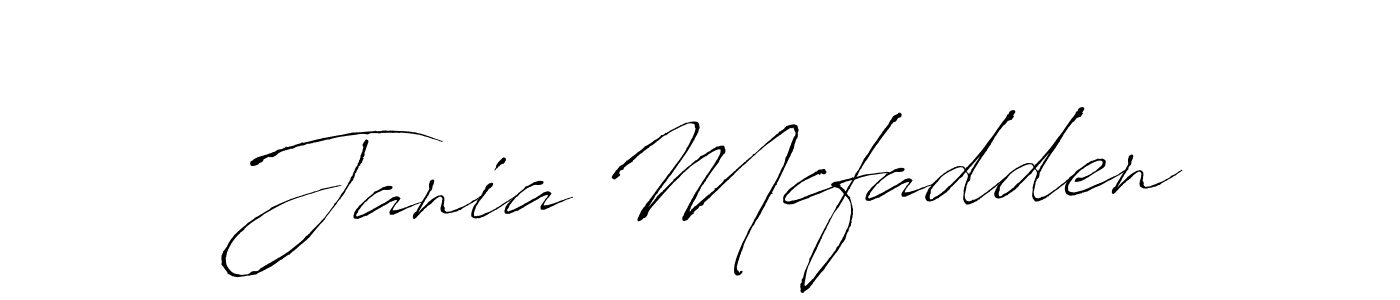 This is the best signature style for the Jania Mcfadden name. Also you like these signature font (Antro_Vectra). Mix name signature. Jania Mcfadden signature style 6 images and pictures png