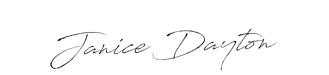 Use a signature maker to create a handwritten signature online. With this signature software, you can design (Antro_Vectra) your own signature for name Janice Dayton. Janice Dayton signature style 6 images and pictures png