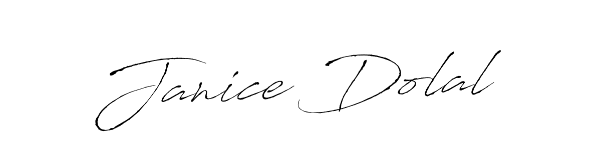 Design your own signature with our free online signature maker. With this signature software, you can create a handwritten (Antro_Vectra) signature for name Janice Dolal. Janice Dolal signature style 6 images and pictures png