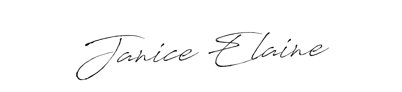 Design your own signature with our free online signature maker. With this signature software, you can create a handwritten (Antro_Vectra) signature for name Janice Elaine. Janice Elaine signature style 6 images and pictures png