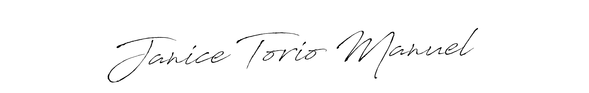 if you are searching for the best signature style for your name Janice Torio Manuel. so please give up your signature search. here we have designed multiple signature styles  using Antro_Vectra. Janice Torio Manuel signature style 6 images and pictures png