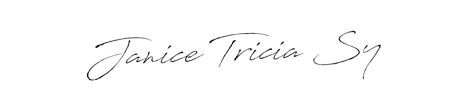 How to Draw Janice Tricia Sy signature style? Antro_Vectra is a latest design signature styles for name Janice Tricia Sy. Janice Tricia Sy signature style 6 images and pictures png