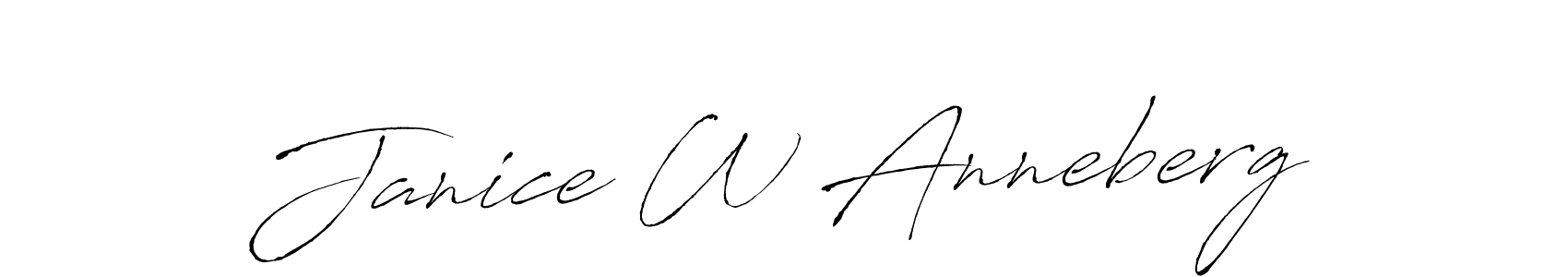 Make a beautiful signature design for name Janice W Anneberg. Use this online signature maker to create a handwritten signature for free. Janice W Anneberg signature style 6 images and pictures png