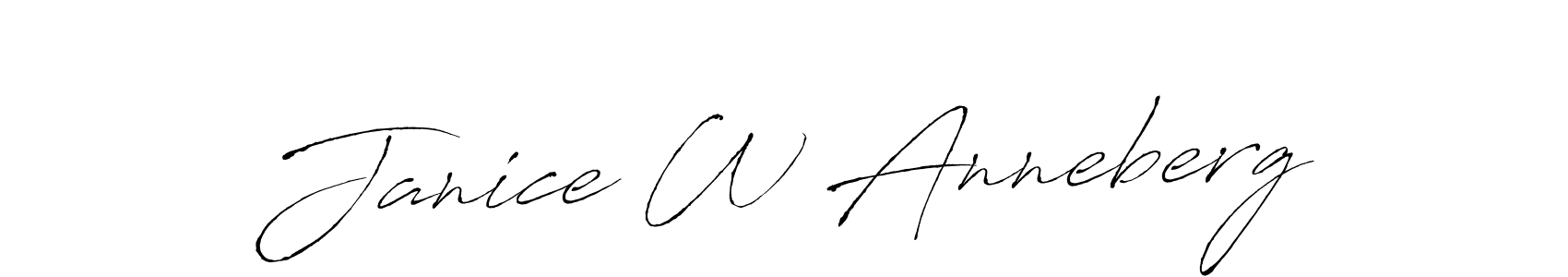 Make a beautiful signature design for name Janice W Anneberg. Use this online signature maker to create a handwritten signature for free. Janice W Anneberg signature style 6 images and pictures png