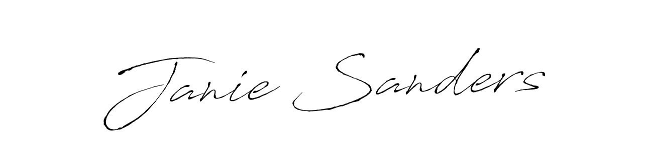 You should practise on your own different ways (Antro_Vectra) to write your name (Janie Sanders) in signature. don't let someone else do it for you. Janie Sanders signature style 6 images and pictures png