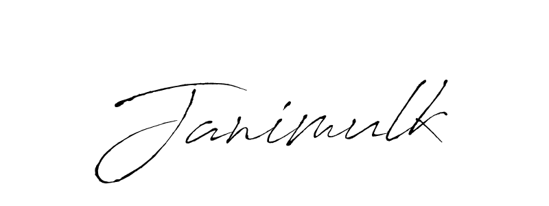 You should practise on your own different ways (Antro_Vectra) to write your name (Janimulk) in signature. don't let someone else do it for you. Janimulk signature style 6 images and pictures png