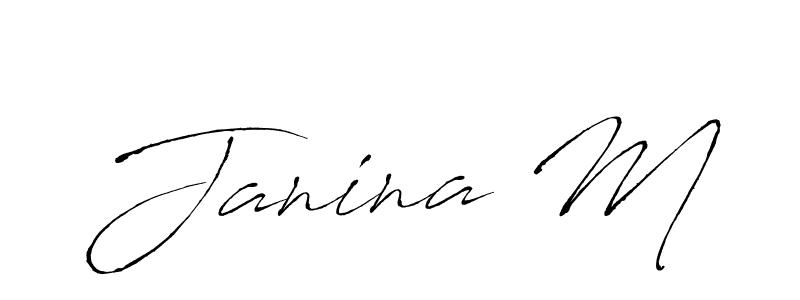 How to Draw Janina M signature style? Antro_Vectra is a latest design signature styles for name Janina M. Janina M signature style 6 images and pictures png