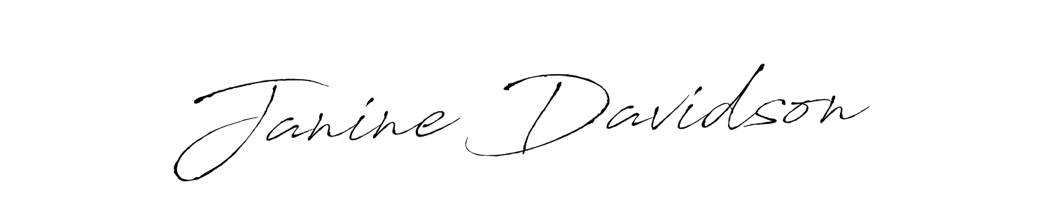 Design your own signature with our free online signature maker. With this signature software, you can create a handwritten (Antro_Vectra) signature for name Janine Davidson. Janine Davidson signature style 6 images and pictures png