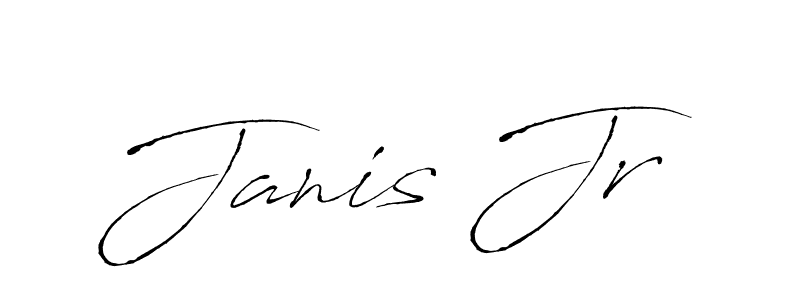 Use a signature maker to create a handwritten signature online. With this signature software, you can design (Antro_Vectra) your own signature for name Janis Jr. Janis Jr signature style 6 images and pictures png